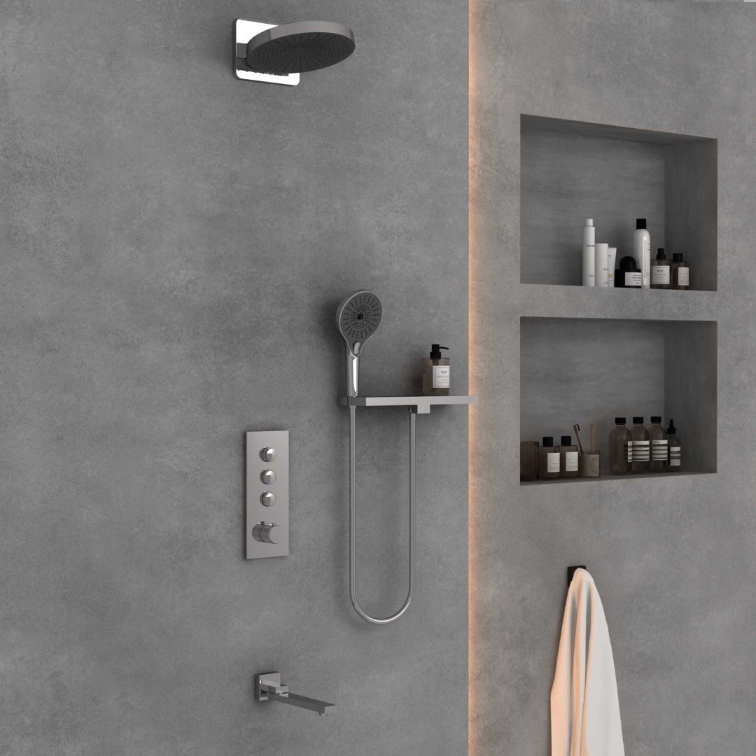 Приобрести vincea встраиваемая душевая система с термостатом, хром vsfw-433ti1rch