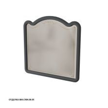 Caprigo Зеркало IMPERIO 120 см, черное, эмаль