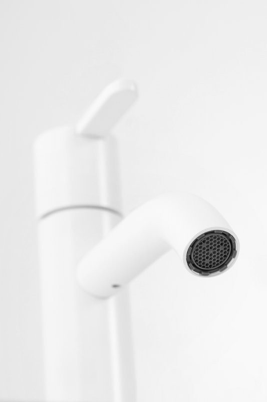 Приобрести cezares смеситель для раковины leaf с донным клапаном, белый матовый leaf-lsm2-bio