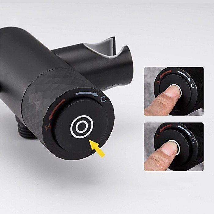 Приобрести gappo смеситель с гигиеническим душем g7288-6, черный матовый 30096