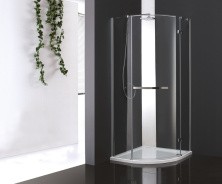 Cezares Душевое ограждение BERGAMO 90х90 см, хром BERGAMO-W-R-1-90-ARCO-C-Cr-R-IV