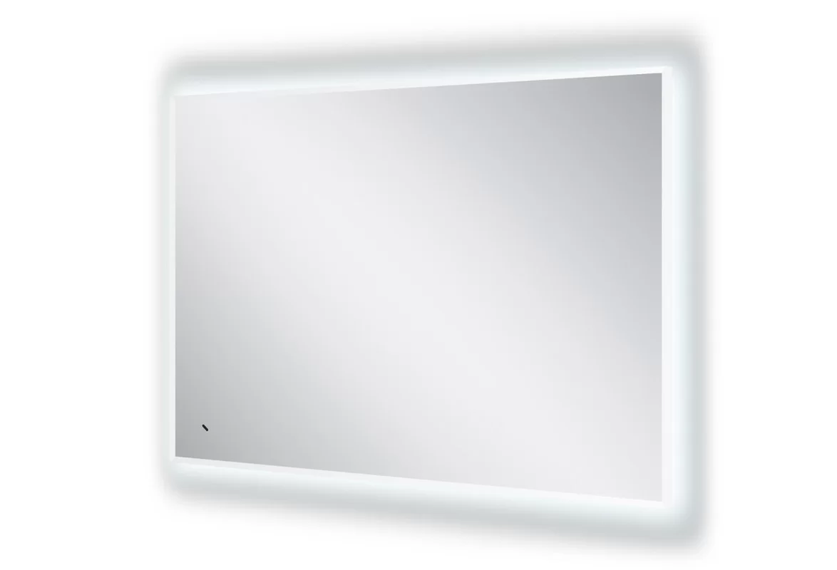 Приобрести continent зеркало с подсветкой meridian white 100х70 см, белое