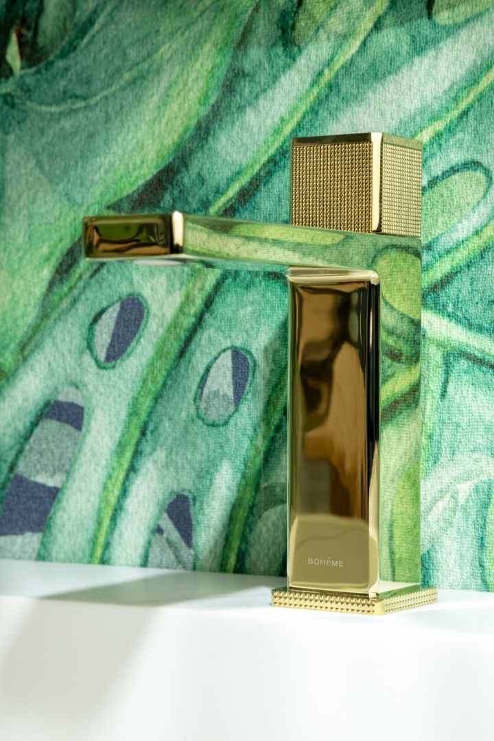 Приобрести boheme смеситель для раковины quad, золото 159-g