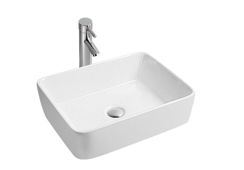 Приобрести sintesi раковина накладная 400х300 мм, белая, без отверстия под смеситель lvb-app-408
