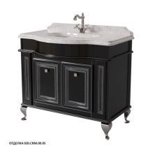 Caprigo Тумба с раковиной FRESCO 100 см, черная, эмаль