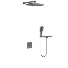 Vincea Встраиваемая душевая система с термостатом, оружейная сталь VSFW-321MT1RGM