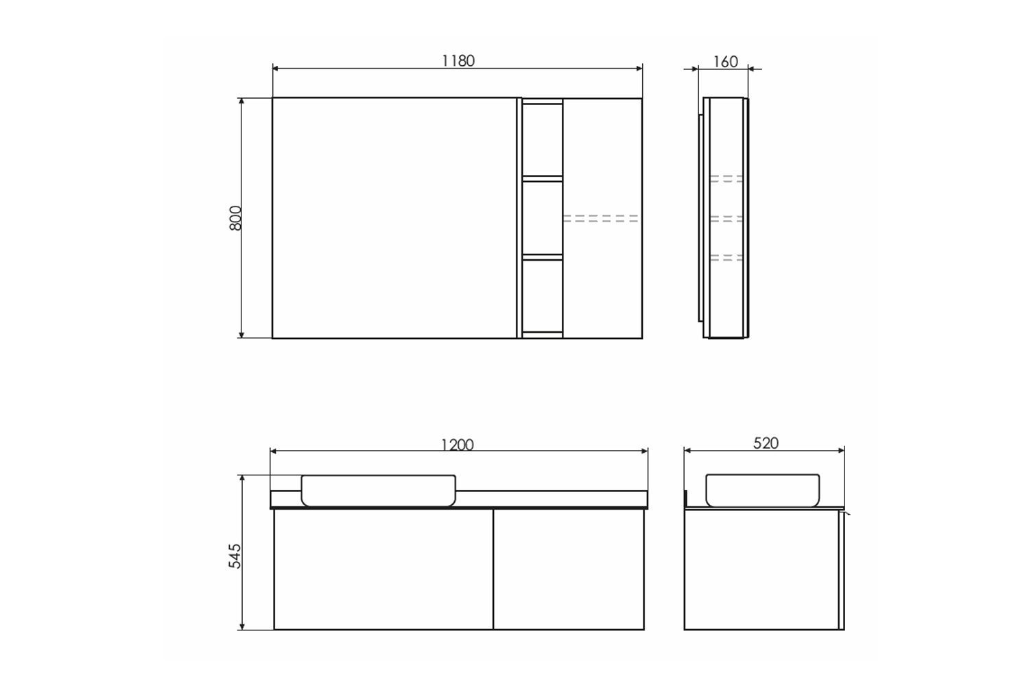Приобрести сomforty тумба со столешницей и раковиной "милан-120" белый глянец