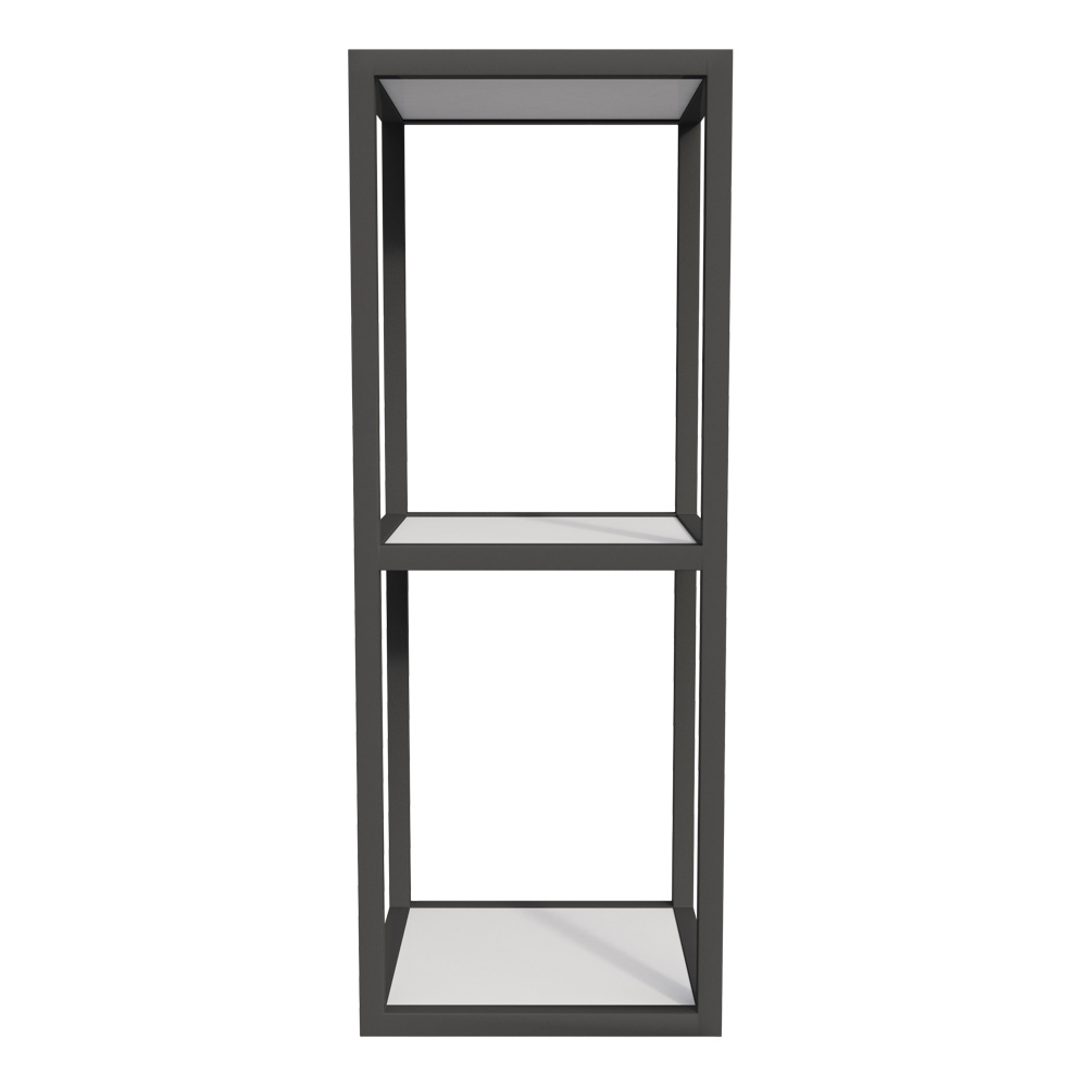 Приобрести cezares полка металическая cadro 58 см, подвесная , черная cadro-30/30/80-2c-so-met-st