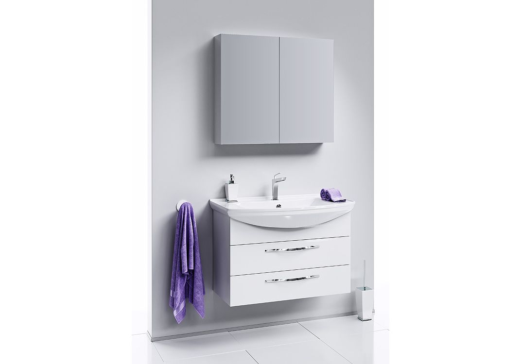 Приобрести тумба подвесная с раковиной aqwella аллегро 75 см agr.01.07/2