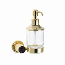 Boheme Дозатор жидкого мыла Royale Cristal, золото\черный 10932-G-B