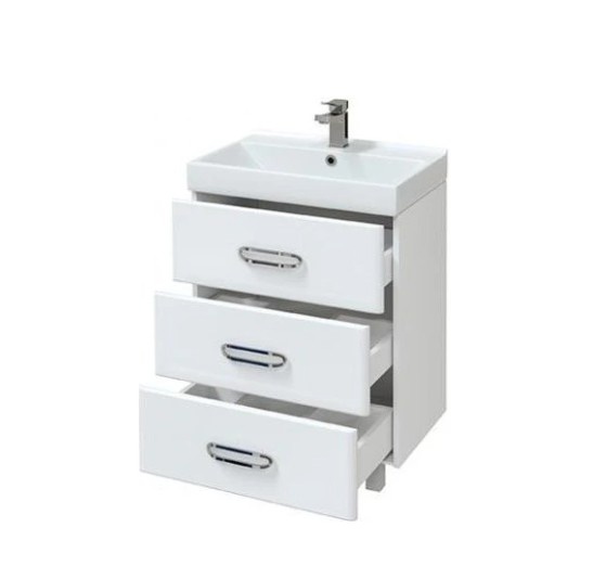 Приобрести mirsant тумба напольная fuji 60\2 60 см с раковиной ут000062543