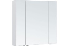 Aquanet Зеркальный шкаф Алвита new 90 см, белое матовое