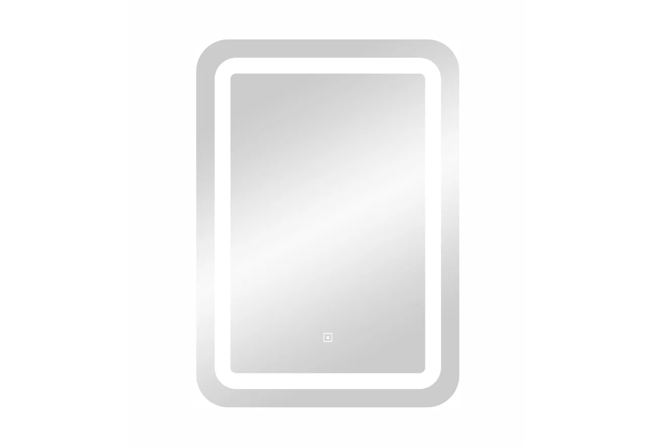 Приобрести continent зеркало с подсветкой lucia 55х80 см, белое