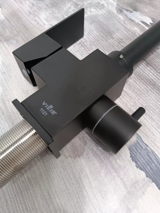 Приобрести смеситель для кухни vieir kitchen 359 мм, с подключением к фильтру, черный v15025(c)