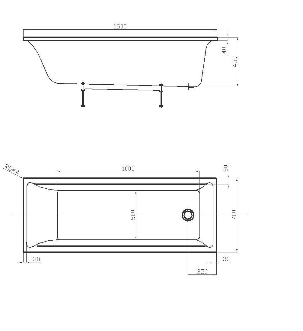 Приобрести акриловая ванна aquatek лайма 150х70 см