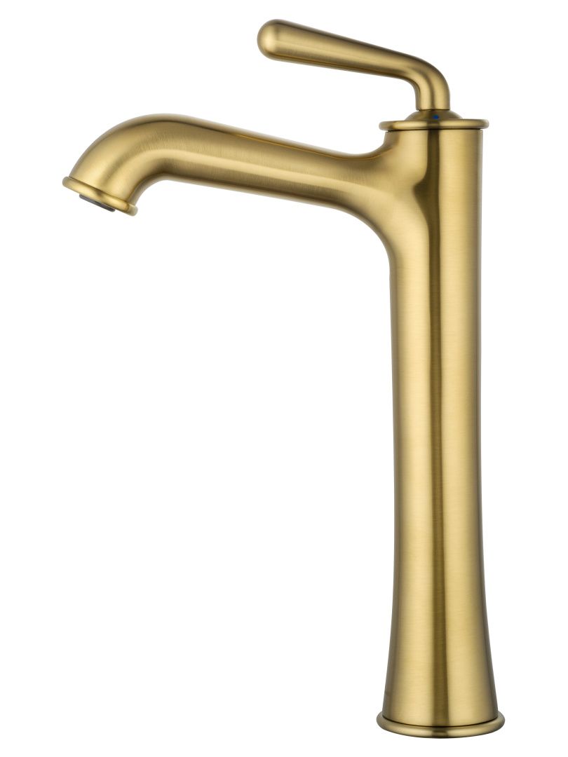 Приобрести смеситель для раковины высокий wonzon & woghand steam, брашированное золото (ww-88239008-bg)