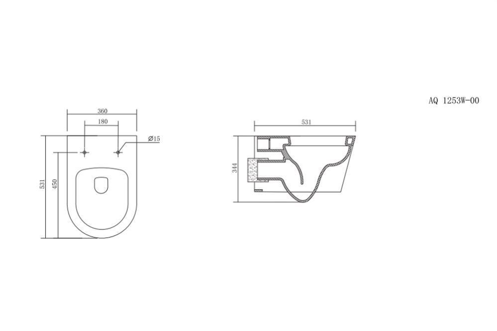 Приобрести комплект унитаз с инсталляцией set aquatek бетта