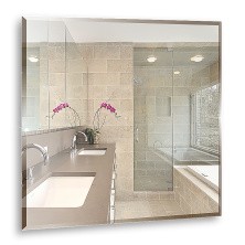 Loranto Зеркало Стиль 50х50 см, с фацетом и креплениями к стене (CS00066426)