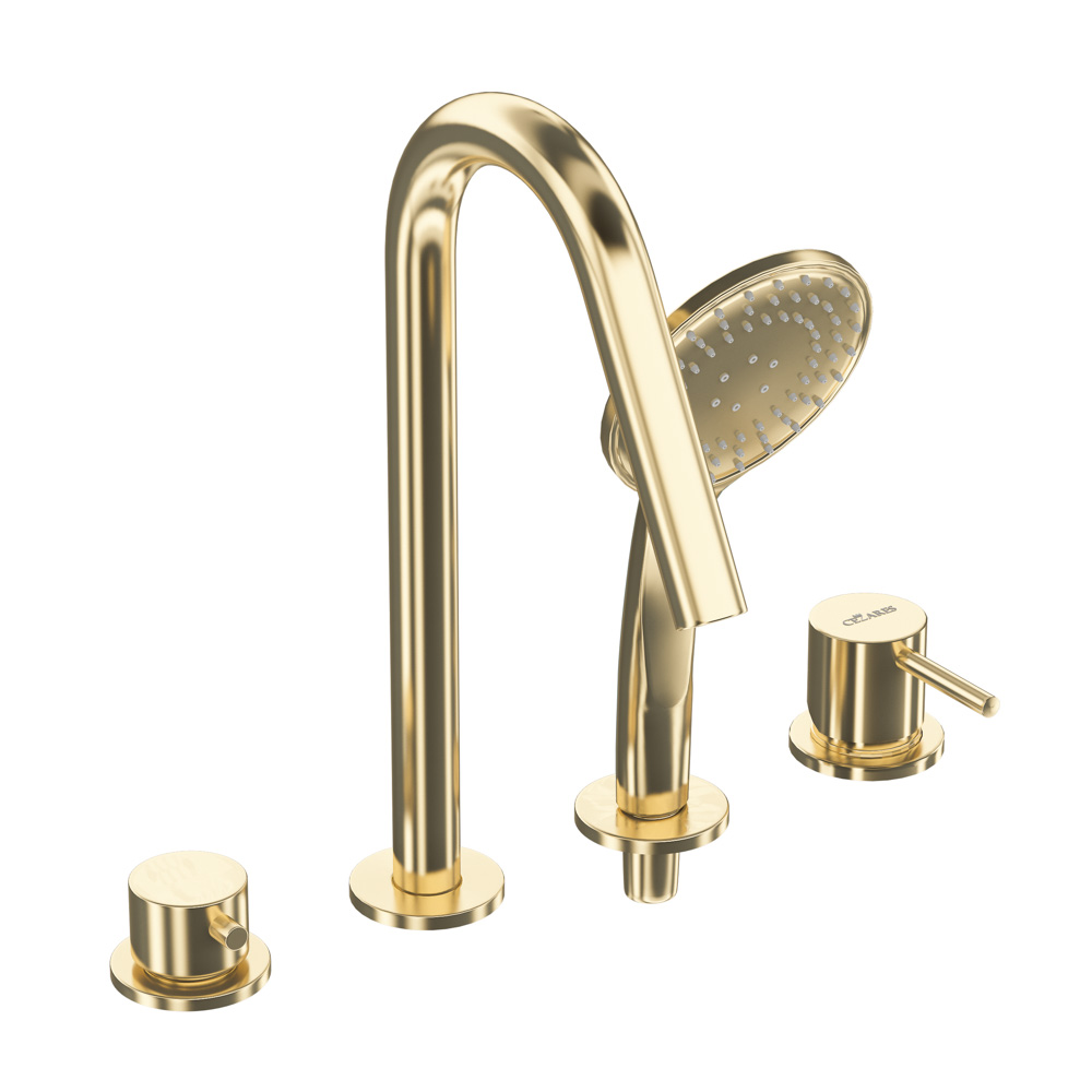 Приобрести cezares смеситель на борт ванны leaf-bvdm4-l-sr