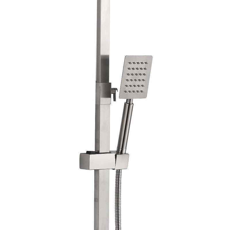 Приобрести haiba душевая система, квадратная d-200мм, нержавеющая стальhb24801-2