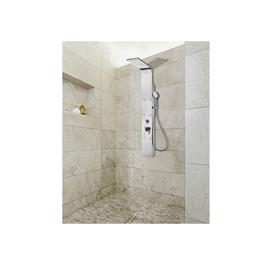Приобрести aquanet душевая панель galaxy shine 150 см с гидромассажем