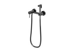 Hayzburg Смеситель с гигиеническим душем, черный хром HB-2006BCH