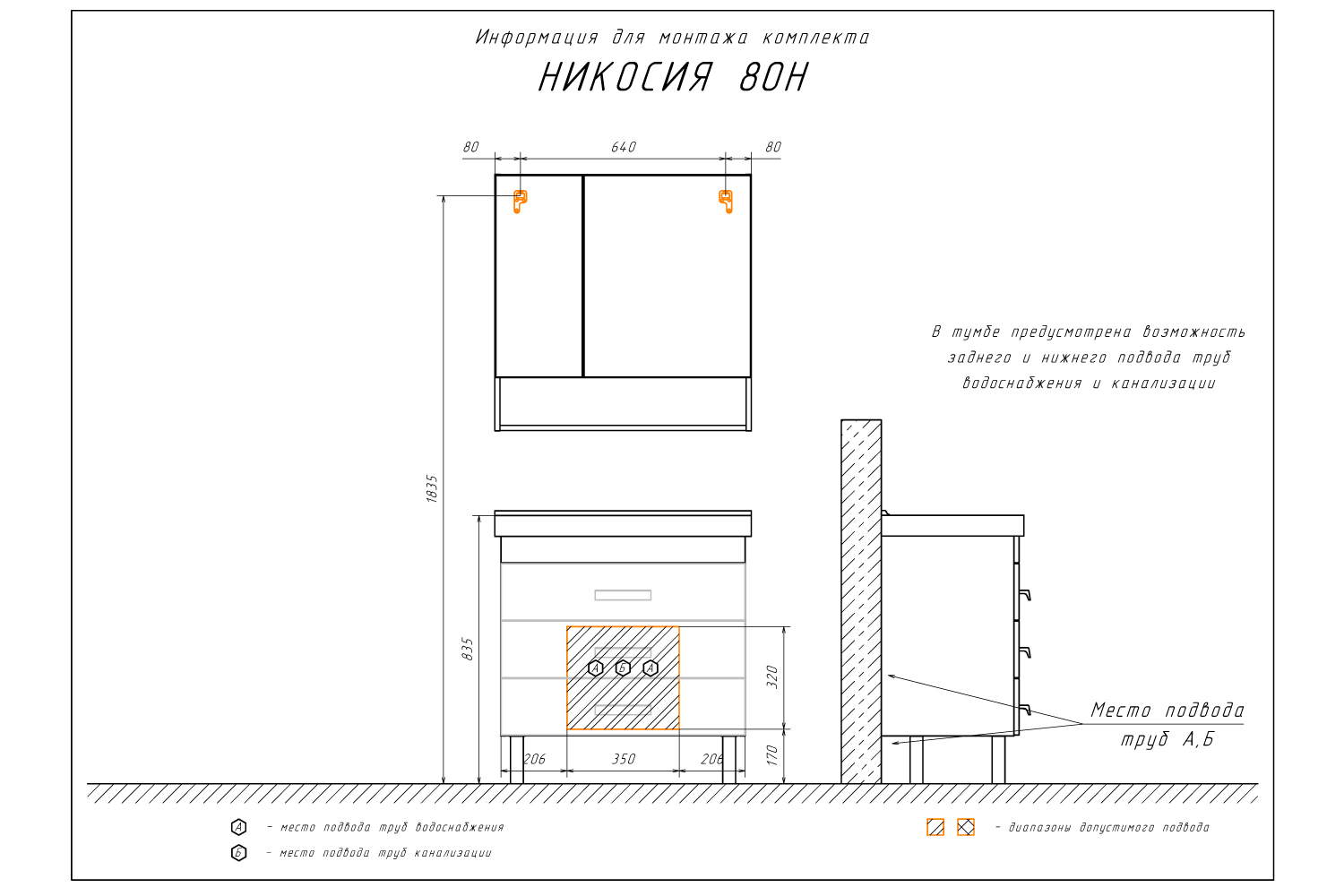 Приобрести сomforty зеркало-шкаф "никосия-80" дуб белый