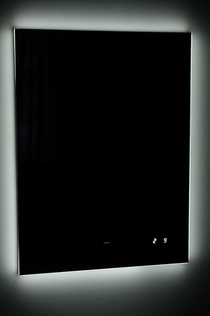 Приобрести jorno зеркало kvadro 60 см, с подсветкой, часы