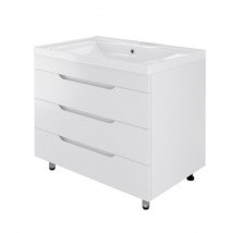 Mirsant Тумба SOHO Quadro, напольная с раковиной DEEP 100см.