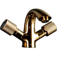 Boheme Смеситель для раковины Royale Cristal, золото\черные кристаллы 291-Royal/CRST black