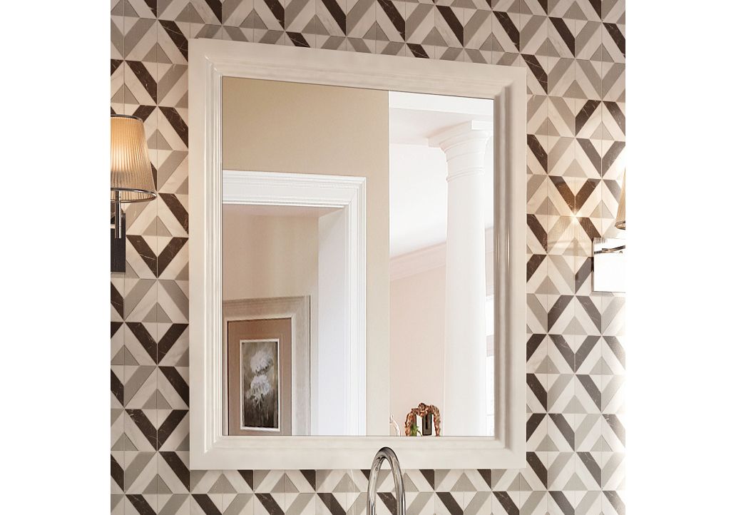 Приобрести зеркало kerama marazzi pompei 60 см, белый, po.mi.60\wht