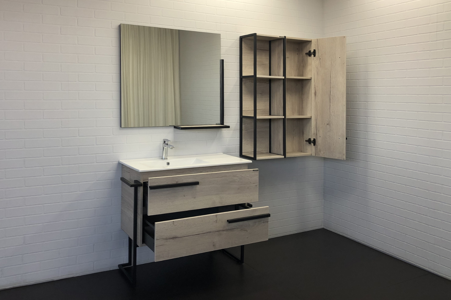 Приобрести сomforty шкаф подвесной "дюссельдорф-35", дуб дымчатый