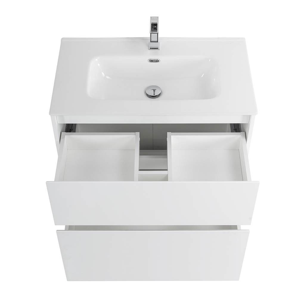 Приобрести belbagno тумба с раковиной kraft 80 см, напольная bianco opaco, раковина белая bb800etl