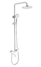 Душевая система ViEiR Ergo 1550 мм, белый\хром V043562F