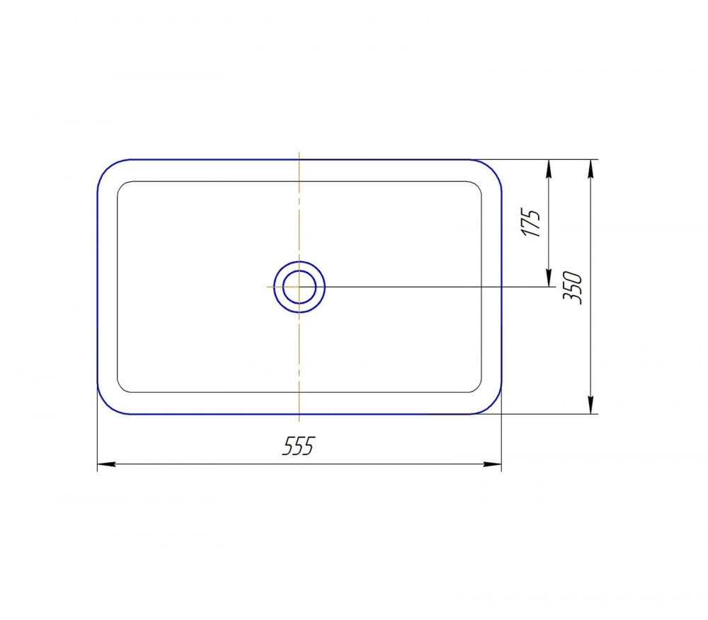 Приобрести jorno раковина накладная олимпия 55х35 см, белая