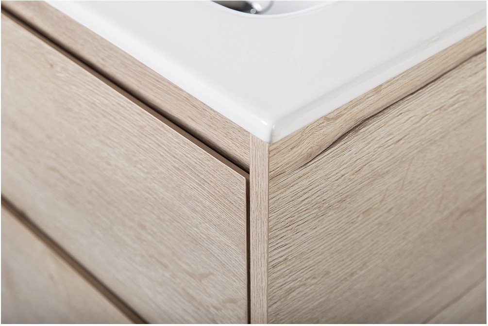 Приобрести тумба подвесная с раковиной belbagno kraft-600-2c-so-rgb 60 см, rovere galifax bianco