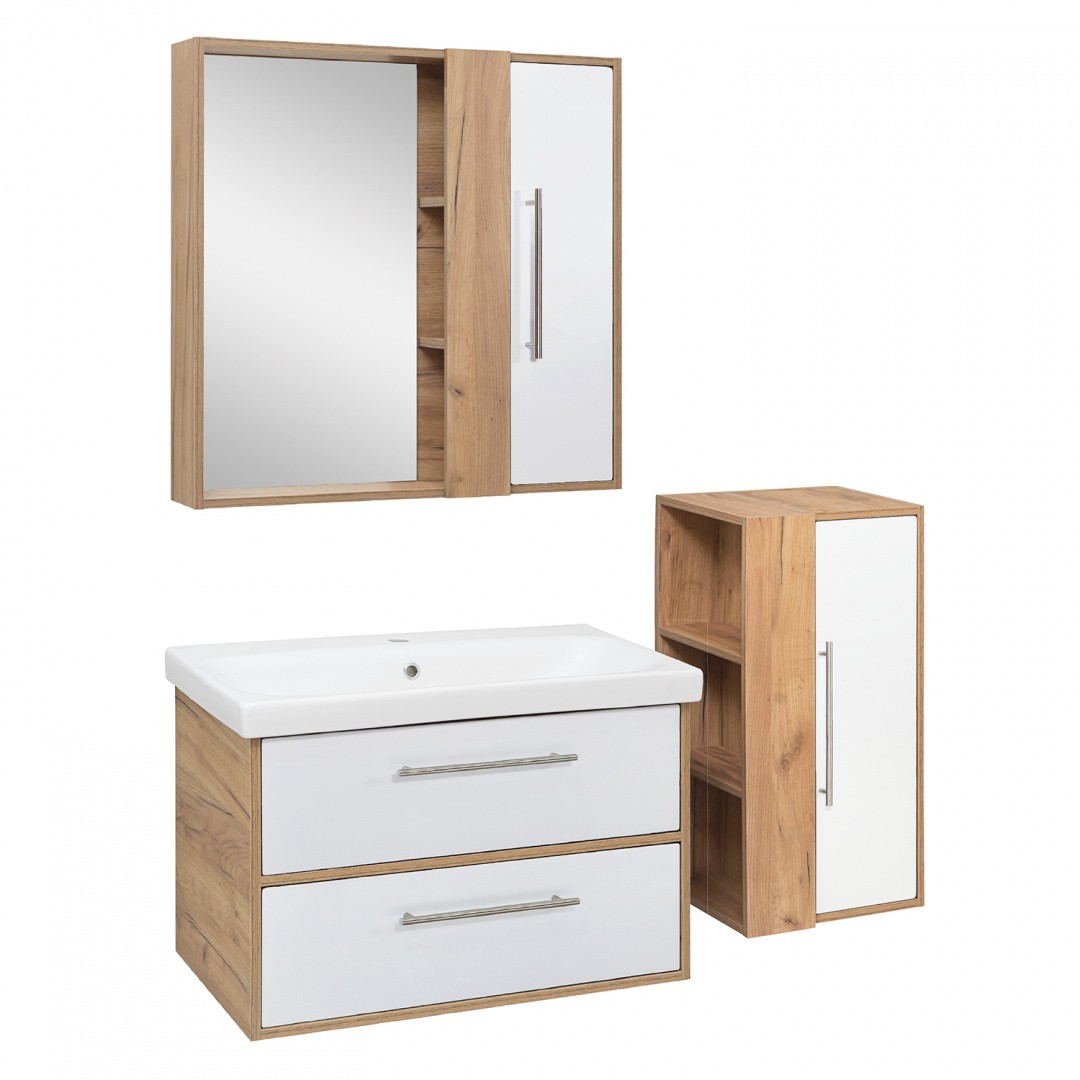 Приобрести комод подвесной melbourne 40 универсальный дуб/белый