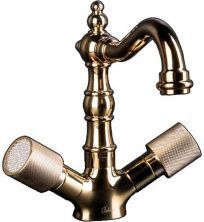Boheme Смеситель для раковины Royale, высокий, золото 292-Royal