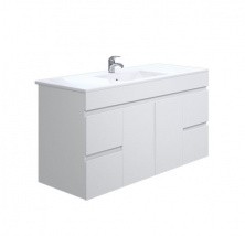 Mirsant Тумба Next, подвесная с раковиной 120см.