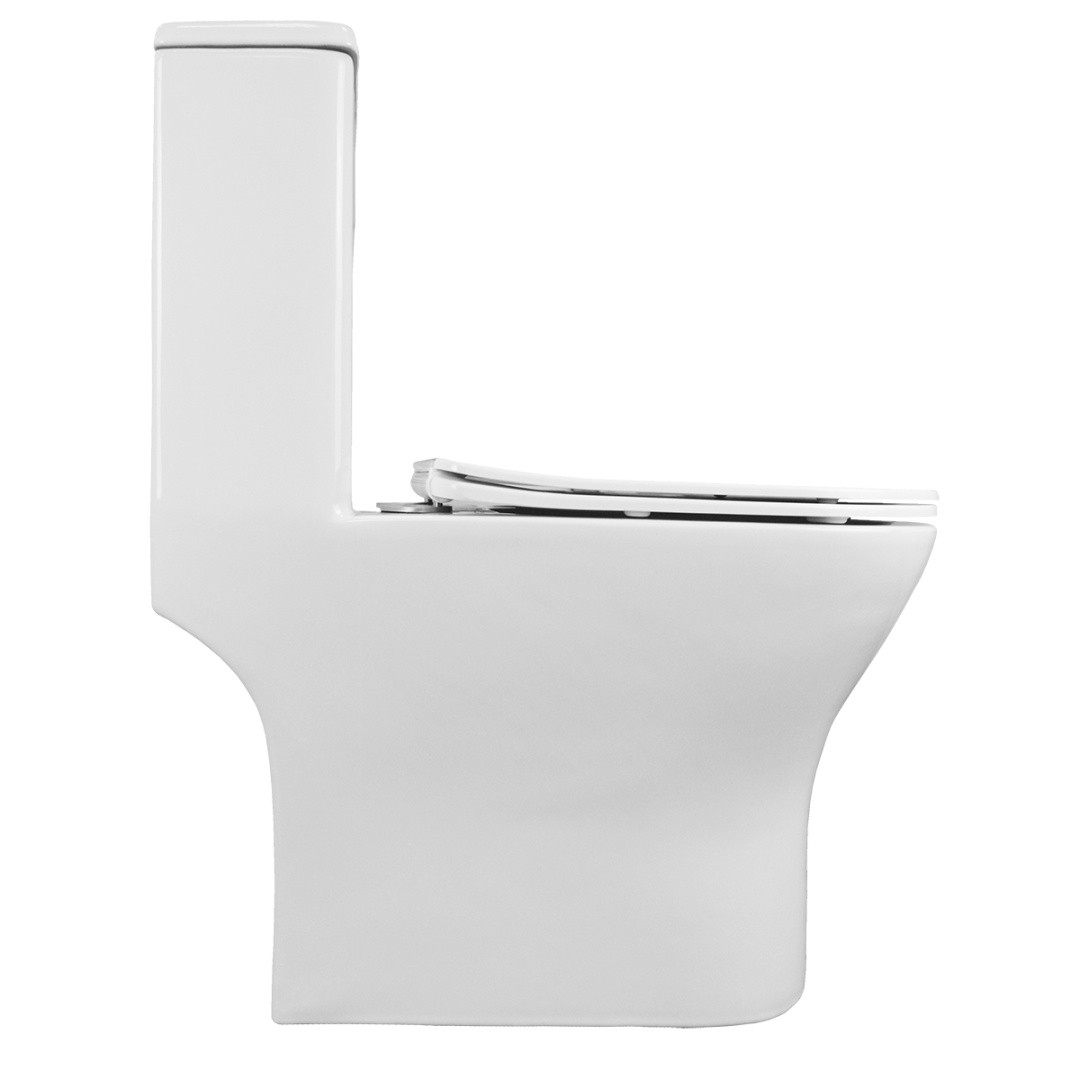 Приобрести azario унитаз - моноблок terni 670x350x760 горизонтальный слив, быстросъемное сиденье микролифт az-8618