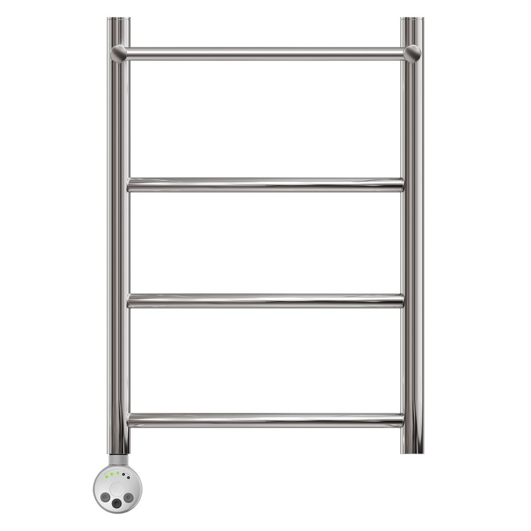 Приобрести полотенцесушитель электрический point 500х600 афина с полкой п3, хром pn04156pe