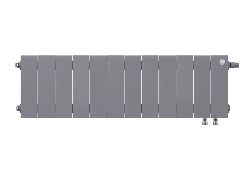 Приобрести royal thermo радиатор биметаллический pianoforte 200 /silver satin ( серебристый ) vdr - 12 секц.