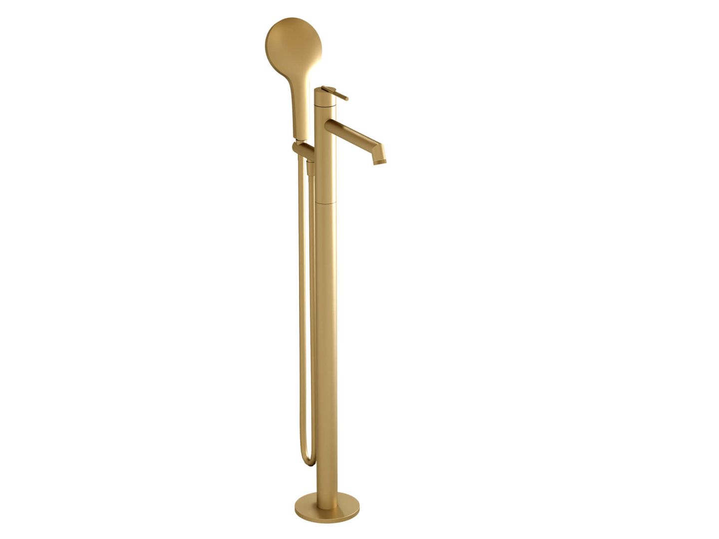Приобрести hayzburg напольный смеситель для ванны, золото матовое hb-4023bg