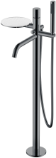 Boheme Смеситель для ванны Stick, напольный, черный хром 129-SGM