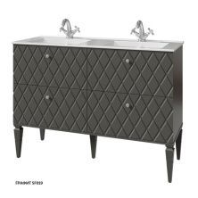 Caprigo Тумба с раковиной ROMA 120 см, графит