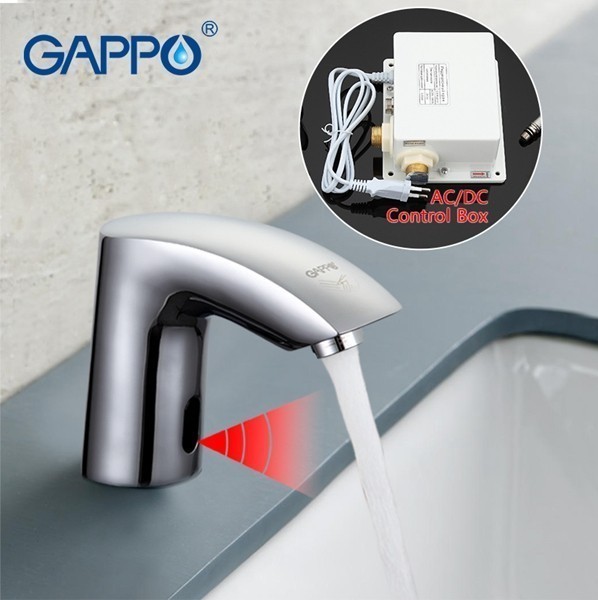 Приобрести gappo смеситель для раковины g518, сенсорный, хром 88092