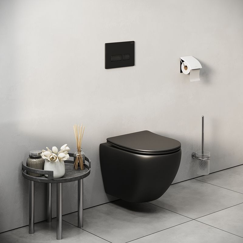 Приобрести grossman клавиша смыва pragma, черный матовый 700.k31.03.210.210