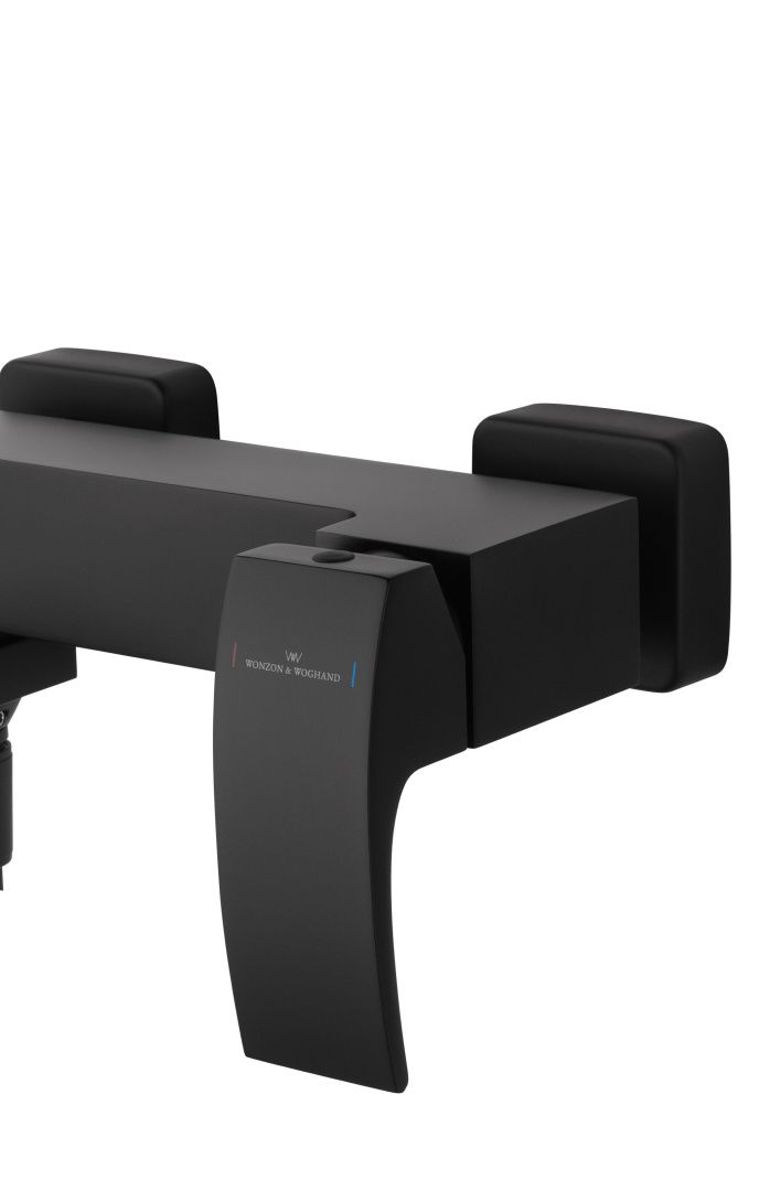 Приобрести смеситель для ванны с душем wonzon & woghand fit, черный матовый (ww-88639009-mb)