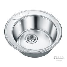 Emar Кухонная мойка 49х49 см, хром EMAR 490
