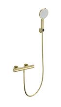 Смеситель для душа с термостатом WONZON & WOGHAND INN1, Брашированное золото (WW-B3013-A-BG)